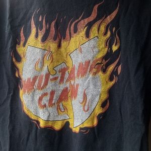 Wu-Tang Clan Flames Logo Short Sleeve